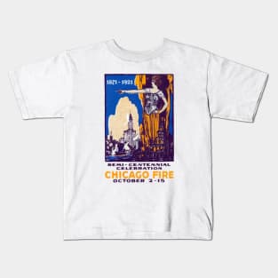 1921 Chicago Fire Remembrance Kids T-Shirt